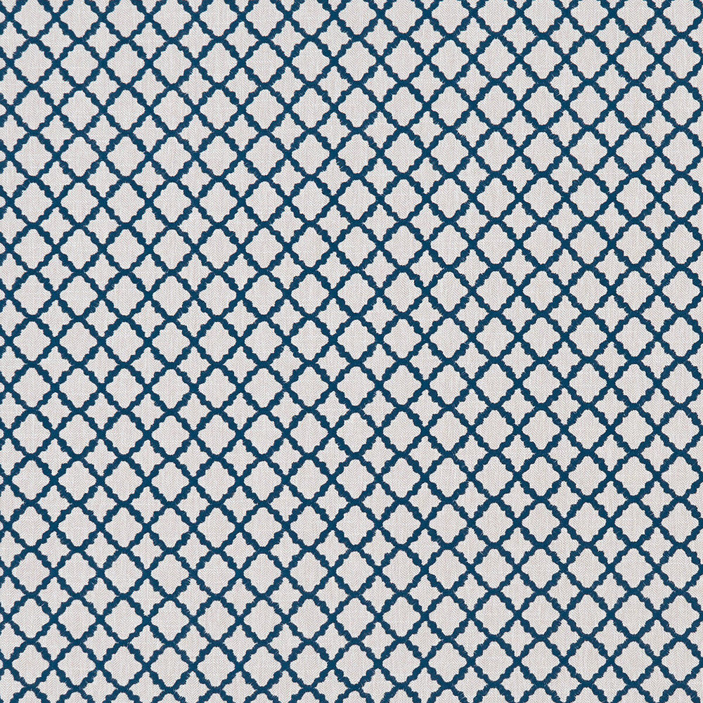 Ariyana Denim by Clarke And Clarke Designer Fabric CLARKE & CLARKE PRINCE OF PERSIA COTTON - 61%;POLYESTER - 24%;VISCOSE - 15% India - Horizontal: 1.625 and Vertical: 1.625 50.5 - Swanky Fabrics -