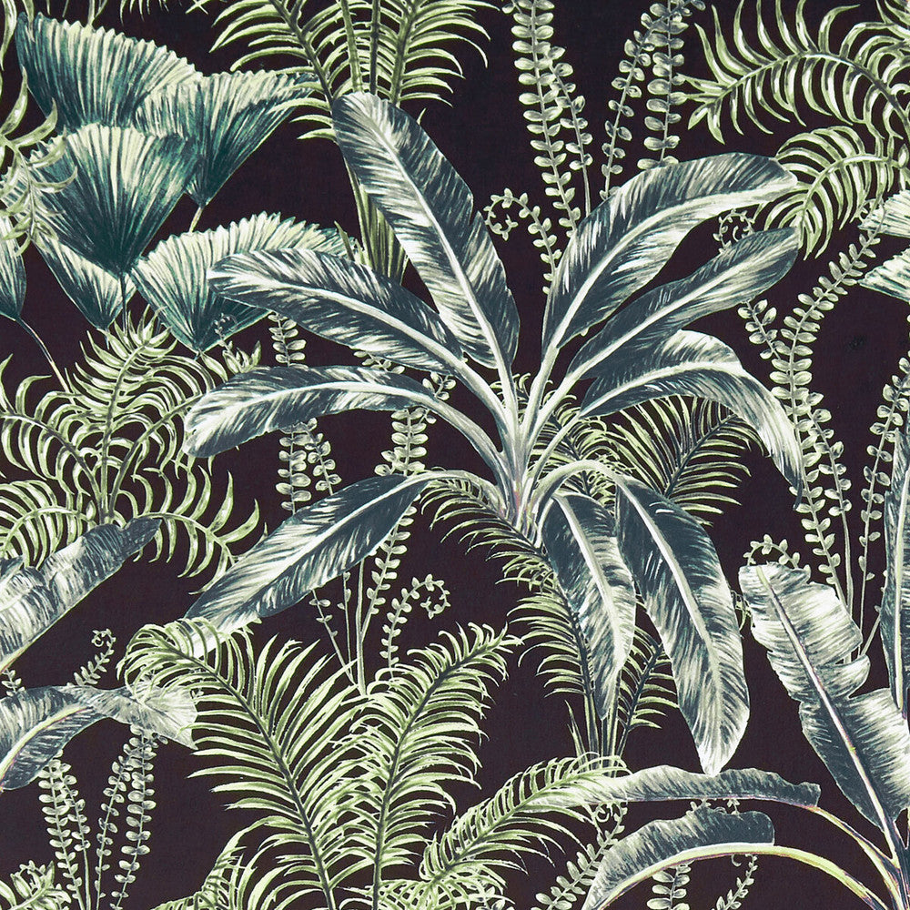 Majorelle Velvet Charcoal by Clarke And Clarke Designer Fabric CLARKE & CLARKE PRINCE OF PERSIA POLYESTER - 100% India HEAVY Horizontal: 26.625 and Vertical: 24.875 53.25 - Swanky Fabrics -