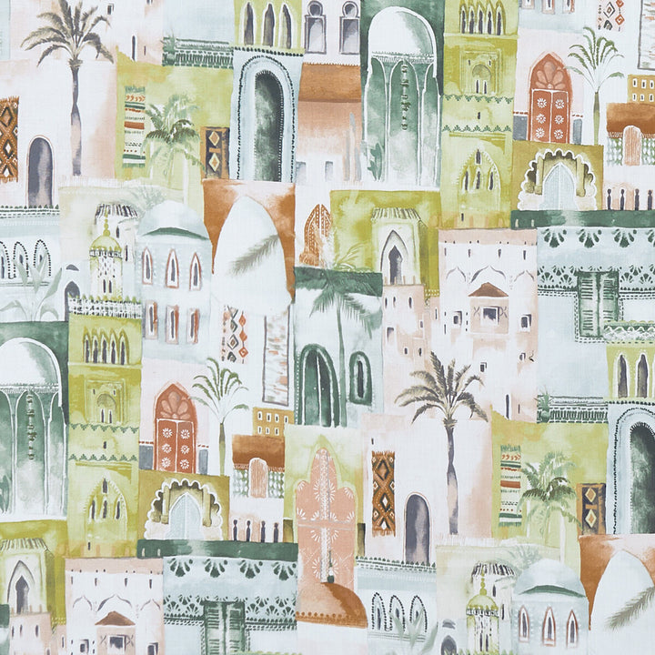 Marrakech Apple by Clarke And Clarke Fabric Clarke And Clarke Fabric Marrakech AppleFabric CLARKE & CLARKE PRINCE OF PERSIA COTTON - 100% India </p><p>Repeat: H: 26.75, V: 24.813 53.625 - Fabric Carolina -