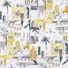 Marrakech Charcoal/Ochre by Clarke And Clarke Designer Fabric