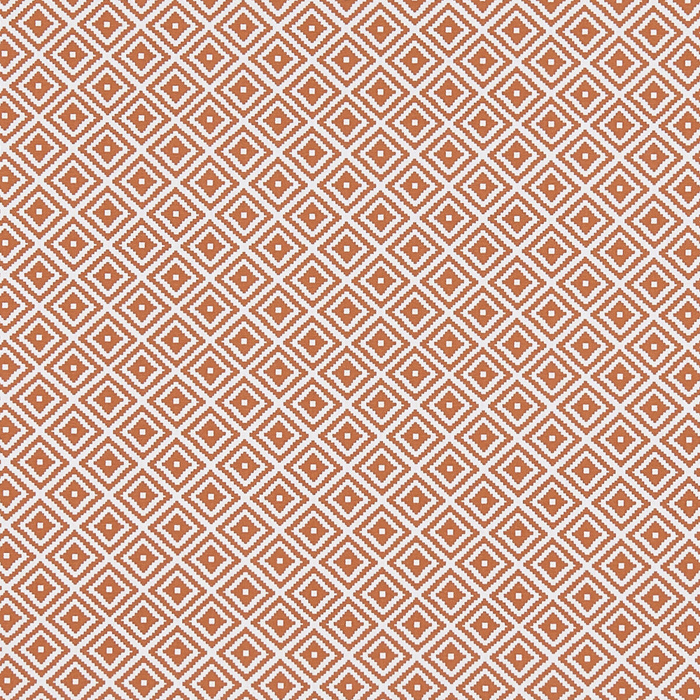 Kiki Spice by Clarke And Clarke Designer Fabric CLARKE & CLARKE CO-ORDINATES COTTON - 100% Turkey MEDIUM Horizontal: 1.75 and Vertical: 1.625 54 - Swanky Fabrics -