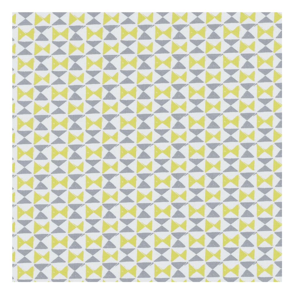 Orianna Chartreuse/Charcoal by Clarke And Clarke Designer Fabric CLARKE & CLARKE CO-ORDINATES COTTON - 100% Turkey MEDIUM Horizontal: 1.375 and Vertical: 1.625 54 - Swanky Fabrics -