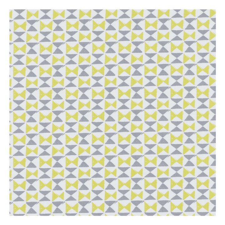 Orianna Chartreuse/Charcoal by Clarke And Clarke Designer Fabric CLARKE & CLARKE CO-ORDINATES COTTON - 100% Turkey MEDIUM Horizontal: 1.375 and Vertical: 1.625 54 - Swanky Fabrics -