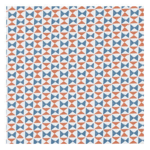 Orianna Denim/Spice by Clarke And Clarke Designer Fabric
