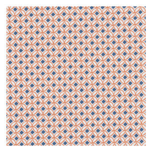 Ortis Denim/Spice by Clarke And Clarke Designer Fabric