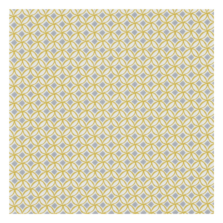 Ortis Ochre by Clarke And Clarke Designer Fabric CLARKE & CLARKE CO-ORDINATES COTTON - 100% Turkey MEDIUM Horizontal: 1 and Vertical: 1.125 54 - Swanky Fabrics -