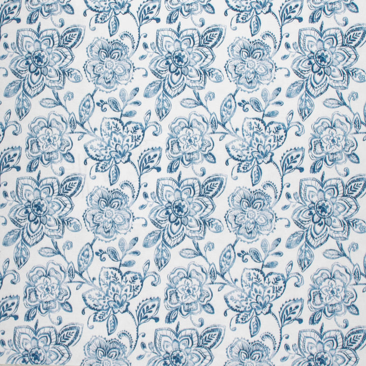 F1412 Denim by Greenhouse Designer Fabric 100% Polyester China 50,000 </p><p>Repeat: 13" H, 14" V 54" - Swanky Fabrics -
