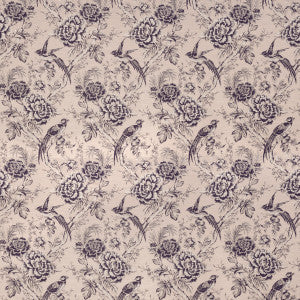 Avium Blush/Damson by Clarke And Clarke Designer Fabric