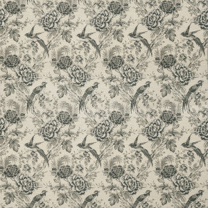 Avium Charcoal by Clarke And Clarke Designer Fabric