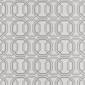 Repeat Silver by Clarke And Clarke Designer Fabric