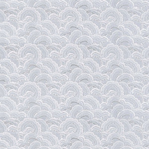 Langei Silver by Clarke And Clarke Designer Fabric