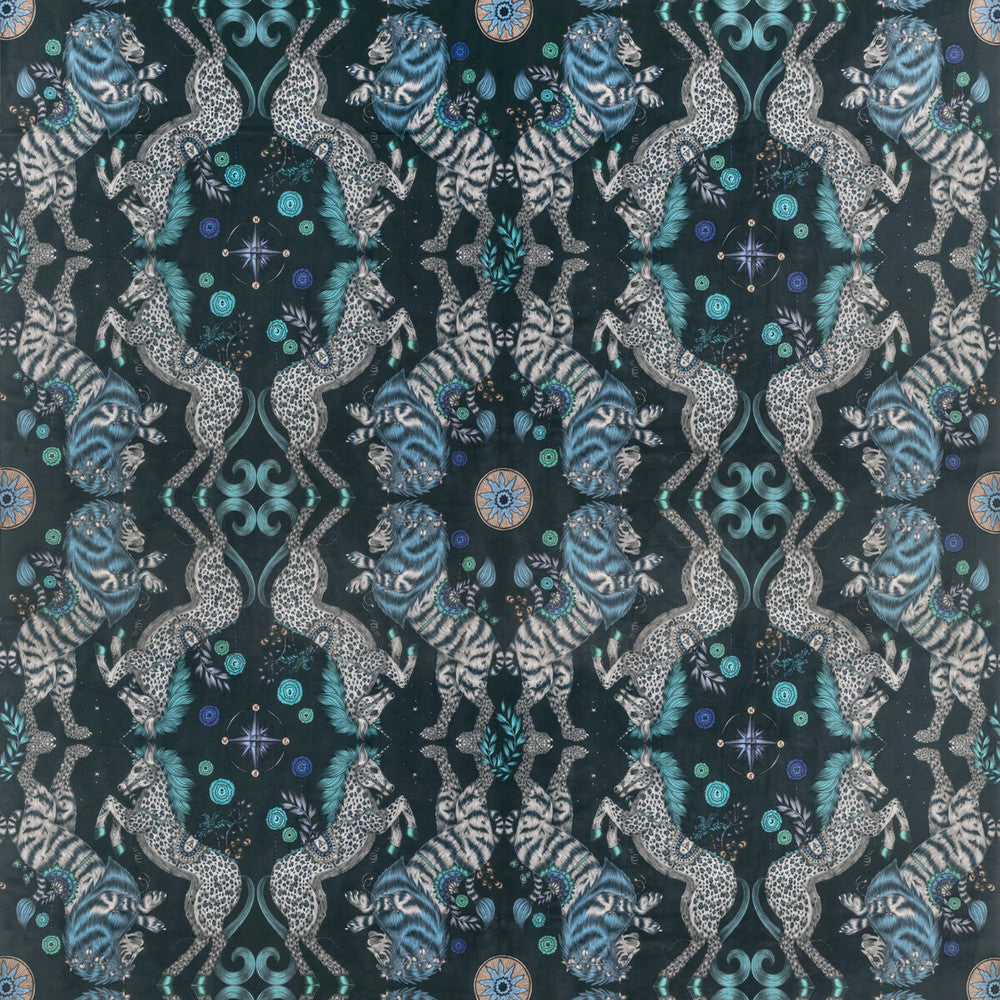 Caspian Velvet Navy by Clarke And Clarke Fabric Clarke And Clarke Fabric Caspian Velvet NavyFabric WILDERIE BY EMMA J SHIPLEY FOR C&C POLYESTER - 100% Spain </p><p>Repeat: H: 27, V: 25.12 55 - Fabric Carolina -