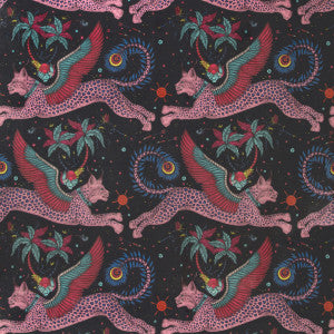 Lynx Velvet Navy by Clarke And Clarke Designer Fabric