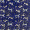 Protea Velvet Blue by Clarke And Clarke Designer Fabric