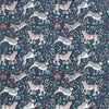 Protea Velvet Navy by Clarke And Clarke Designer Fabric