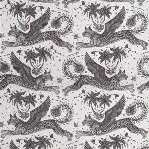 Lynx Satin Nude by Clarke And Clarke Designer Fabric