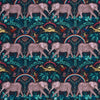 Zambezi Satin Navy by Clarke And Clarke Designer Fabric
