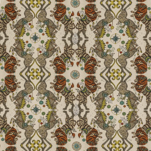 Caspian Linen Gold by Clarke And Clarke Designer Fabric