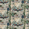 Frontier Linen Green by Clarke And Clarke Designer Fabric