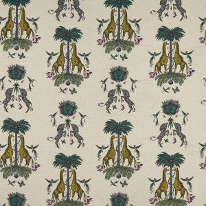 Creatura Linen Yellow by Clarke And Clarke Designer Fabric