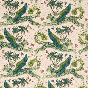 Lynx Linen Pink by Clarke And Clarke Designer Fabric