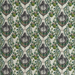Silverback Linen Nude by Clarke And Clarke Designer Fabric
