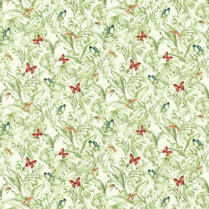 Acadia Olive/Spice by Clarke And Clarke Designer Fabric
