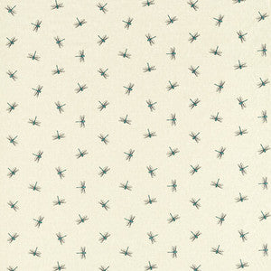 Damsel Teal by Clarke And Clarke Designer Fabric