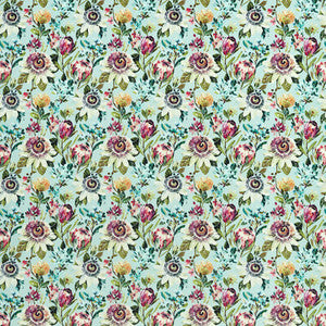 Paradise Mineral Velvet by Clarke And Clarke Designer Fabric