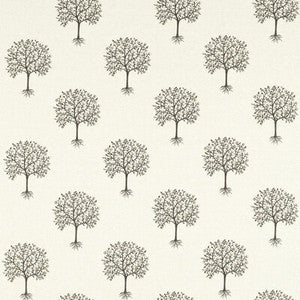 Bergamot Charcoal/Linen by Clarke And Clarke Designer Fabric