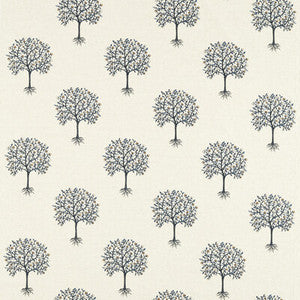 Bergamot Denim/Midnight by Clarke And Clarke Designer Fabric