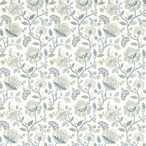 Adeline Denim/Midnight by Clarke And Clarke Designer Fabric