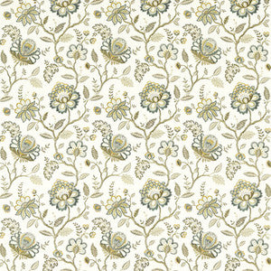 Adeline Teal by Clarke And Clarke Designer Fabric