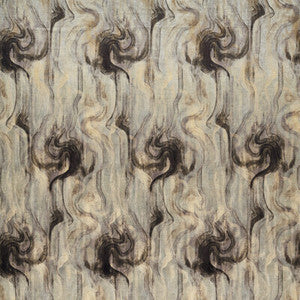 Tessuto Nero/Silver by Clarke And Clarke Designer Fabric