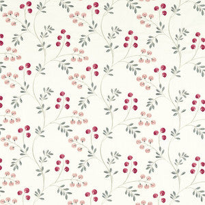 Rochelle Blush/Raspberry by Clarke And Clarke Designer Fabric