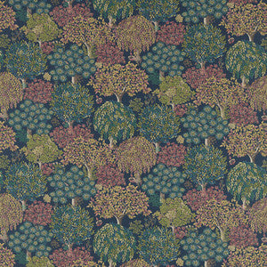 Tatton Midnight by Clarke And Clarke Designer Fabric