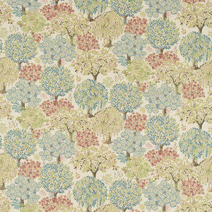 Tatton Spice/Linen by Clarke And Clarke Designer Fabric