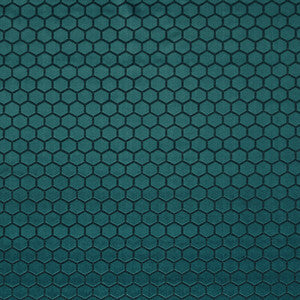 Hexa Peacock by Clarke And Clarke Designer Fabric