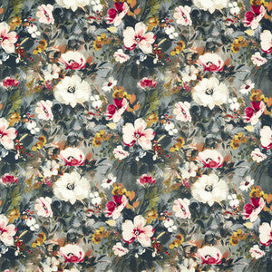 Rugosa Noir Velvet F1574/02.CAC.0 By Clarke And Clarke Designer Fabric