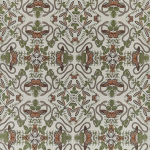 Emerald Forest Smoke Jacquard by Clarke And Clarke Designer Fabric