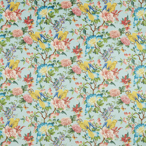 Golden Parrot Mineral Velvet by Clarke And Clarke Designer Fabric
