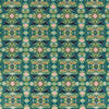 Wonderlust Tea Story Teal Velvet by Clarke And Clarke Designer Fabric