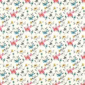 Serena Ivory F1593/02.CAC.0 By Clarke And Clarke Designer Fabric
