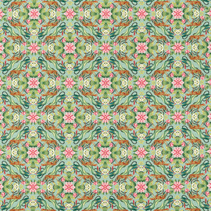 Menagerie Aqua by Clarke And Clarke Designer Fabric