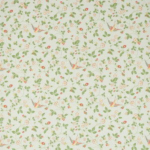 Wild Strawberry Dove Linen by Clarke And Clarke Designer Fabric