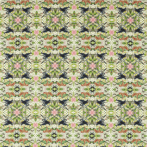 Wonderlust Tea Story Dove by Clarke And Clarke Designer Fabric