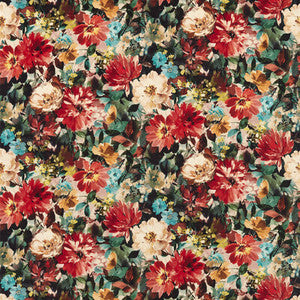 Tahiti Rouge Velvet by Clarke And Clarke Designer Fabric