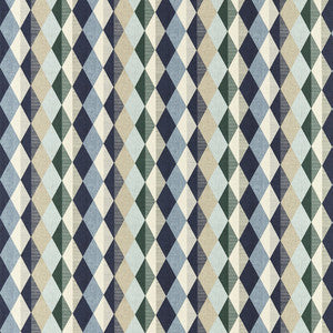 Denver Mineral/Navy F1637/01.CAC.0 By Clarke And Clarke Designer Fabric