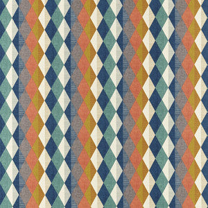 Denver Multi F1637/03.CAC.0 By Clarke And Clarke Designer Fabric