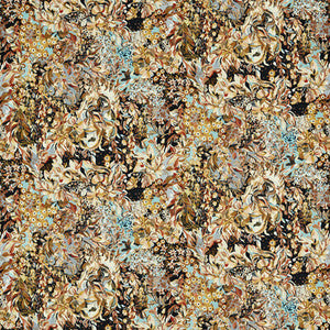 Aubrey Velvet Noir/Mineral F1646/03.CAC.0 By Clarke And Clarke Designer Fabric